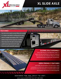 XL Specialized XL80 sliding axle trailer brochure