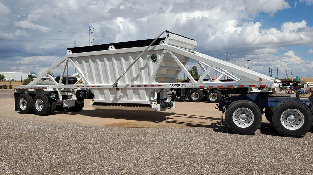 Armor Lite Belly Dump Trailer - Air Ride, Electric Tarp | Midco Sales