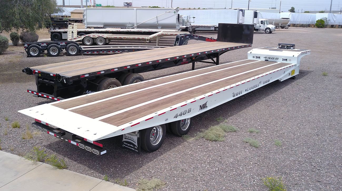 Landoll 440 Hydraulic Traveling Axle Trailer Midco Sales