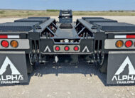 Alpha HD 110 HDG SF 18 55 ton lowboy trailer - 03 - rear deck bridge