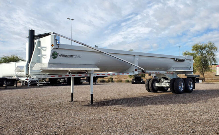 high-strength steel end dump