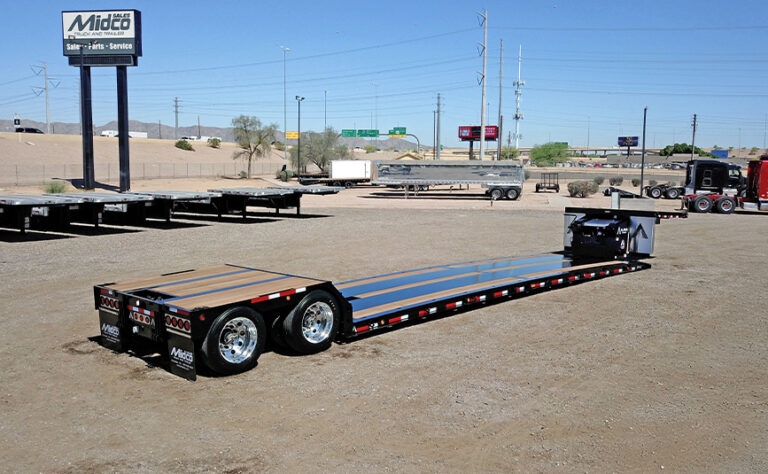 Alpha HD A70HDGC-M Hydraulic Detachable Double Drop Mini Deck upper view