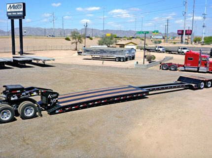 Alpha HD A80HDC-E extendanble lowboy - extended view