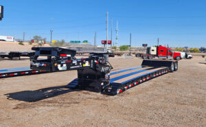 Alpha HD extendable lowboy trailer for Sale