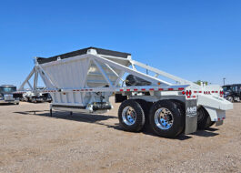 belly dump trailer for sale - 2026 Armor Lite bottom dump - 03 - rear side view