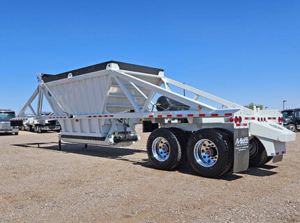 belly dump trailer for sale - 2026 Armor Lite bottom dump - 03 - rear side view