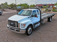 2023 Ford F650 used Jerrdan rollback tow truck - 02-1 - view from top, driver side, front grill