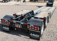 2026 Alpha HD A90HDGC 45 ton lowboy trailer - 05 - rear, flip axle, mud flaps