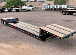 2026 alpha hd a80mg double drop trailer - 02 - top front view