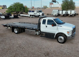 Ford F560 rollback tow truck for sale - Jerr-Dan - 01 - passenger side view