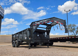 doolittle master dump 16k gooseneck dump trailer - 01 - front view