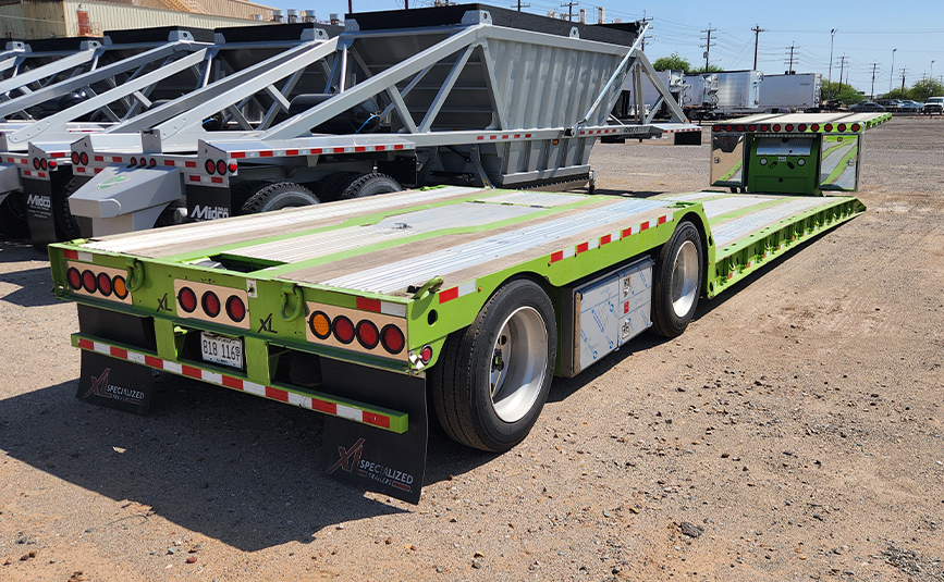 2022 xl specialized xl70hdg double drop trailer - 02-1 - rear view