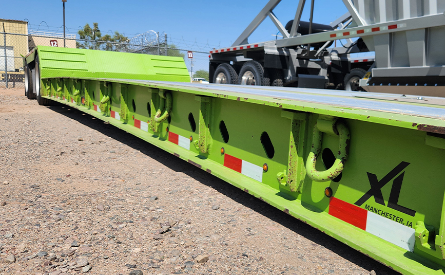 2022 xl specialized xl70hdg double drop trailer - 06 - side of trailer, D-rings