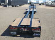 alpha hd 80mge extendable double drop trailer - 06-2 - back view, extended