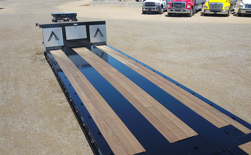 alpha hd 80mge extendable double drop trailer - 13-1 - main deck closed