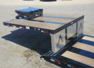 alpha hd 80mge extendable double drop trailer - 20 - goosenck, top view, flip neck