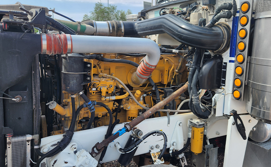 2003 peterbilt 378 transfer truck & trailer - 20 - cat 15 engine