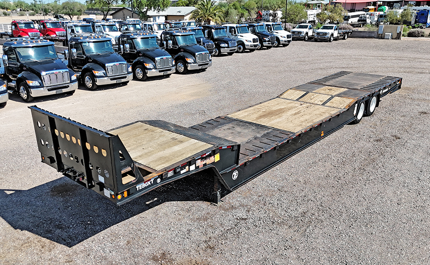 2018 trail eze te80xt hydraulic tail trailer - 05 - top view