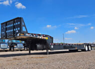 2018 trail eze te80xt hydraulic tail trailer - 06 - low angle front, side view