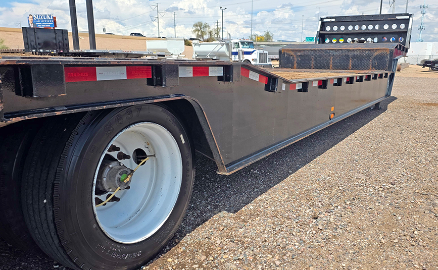2018 trail eze te80xt hydraulic tail trailer - 14 - trailer side view, tire
