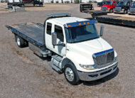 2022 used international mv607 jerr-dan rollltack tow truck - 04 - top view, angled, front side, passenger side