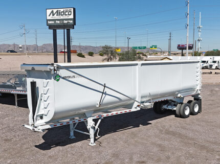 2026 armor lite high side demolition end dump scrap trailer - 01 - for sale at Midco Sales
