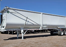 2026 armor lite high side demolition end dump scrap trailer - 03 - side view