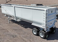 2026 armor lite high side demolition end dump scrap trailer - 04 - side back angled view