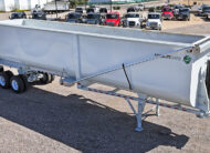 2026 armor lite high side demolition end dump scrap trailer - 06 - aerial view passenger side front