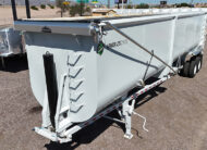 2026 armor lite high side demolition end dump scrap trailer - 08 - front top, electric tarp, hydraulic ramp