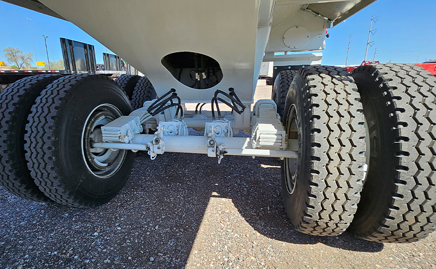 2026 armor lite high side demolition end dump scrap trailer - 19 - axles spring suspension