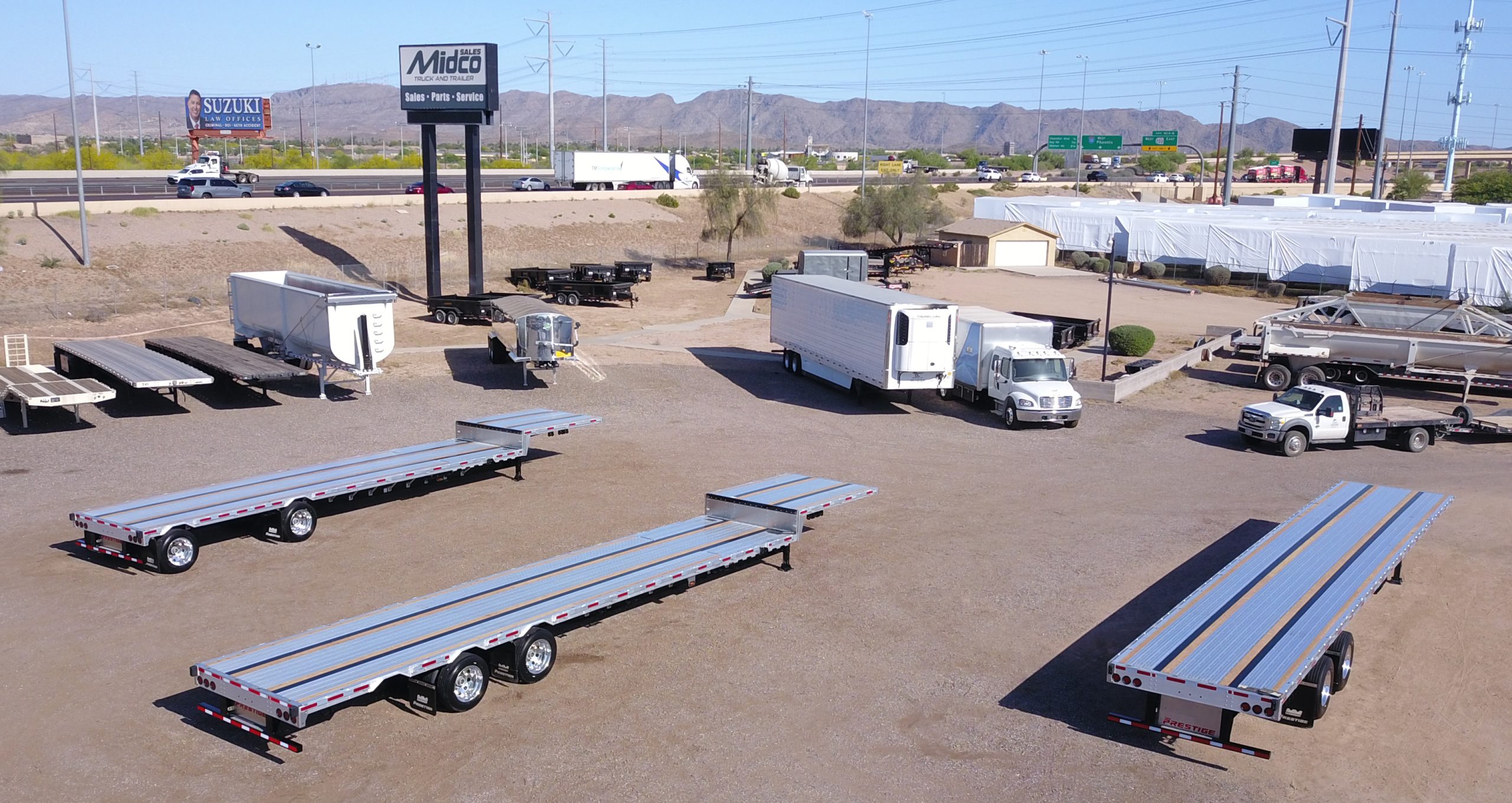 Prestige drop deck and flatbed trailers