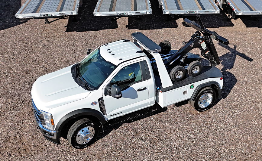 2025 Ford F550 XLT Jerr-Dan MPL-NGS Wrecker Repo Truck - 04 - top view driver side