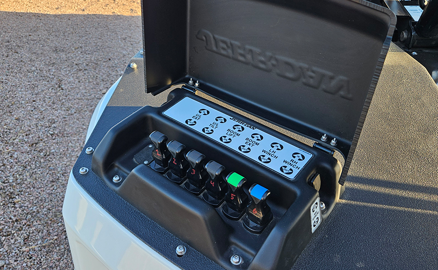 2025 international mv607 Jerr-Dan MPL60 wrecker tow truck - 08-5 - control panel open