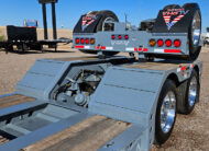 2026 alpha hd a90hdgc 45 ton lowboy trailer flip axle - 06 - rear deck, flip axle