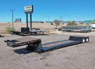 2026 used xl specialized xl80 HDGE extendable double drop trailer -01 - aerial side view