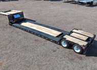 2026 used xl specialized xl80 HDGE extendable double drop trailer -04 - aerial view, trailer closed position