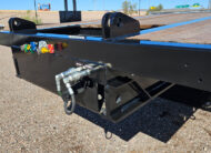 2026 used xl specialized xl80 HDGE extendable double drop trailer -09 - flip neck brackets, goooseneck, hydraulic connections