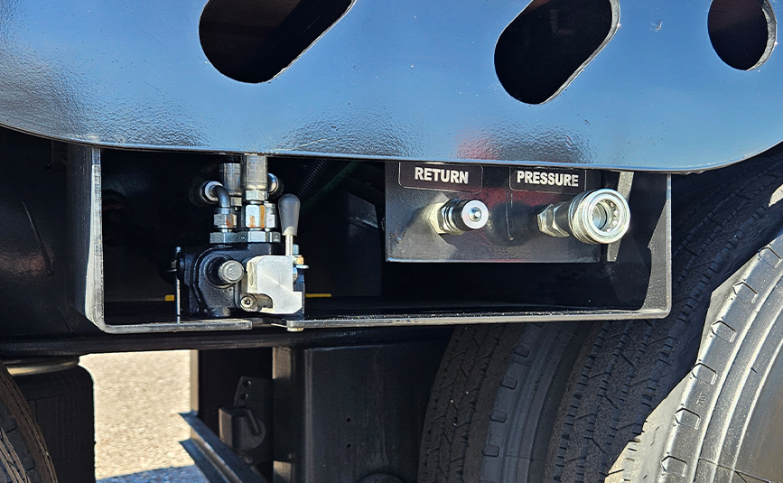 2026 used xl specialized xl80 HDGE extendable double drop trailer -21 - axle suspension valves