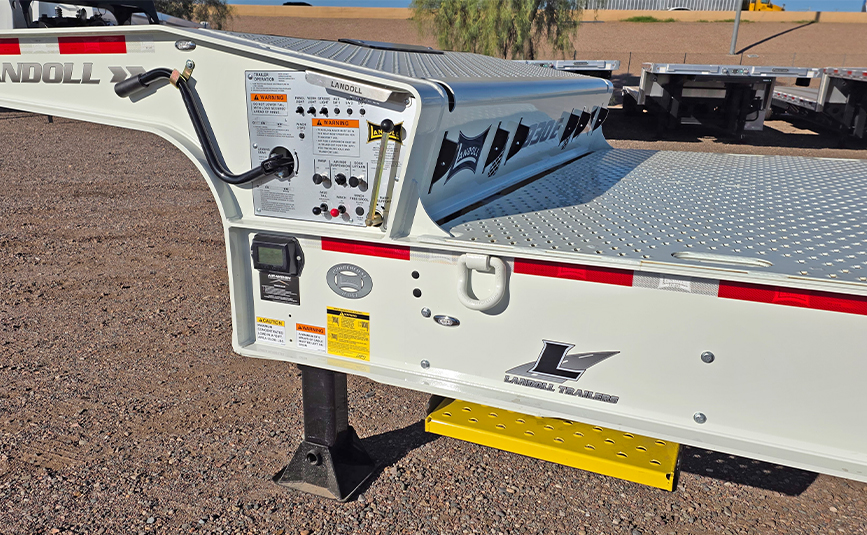 2026 landoll 930 traveling tail trailer - 17-1 - upper deck transition