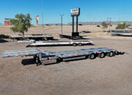 2026 prestige combo drop deck trailer - 01 - aerial side view