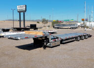 2026 prestige combo drop deck trailer - 02 - angled front, side view