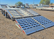 2026 prestige combo drop deck trailer - 08 - rear deck ramps unfolded