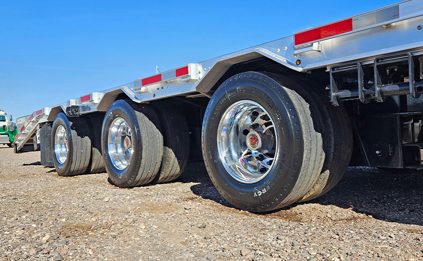 2026 prestige combo drop deck trailer - 18-1 - tri axles, tires, wheels