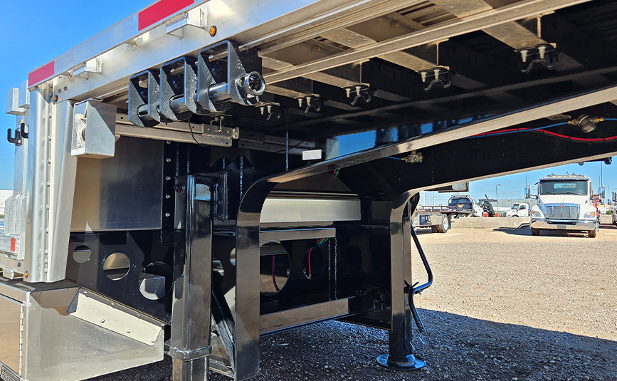 2026 prestige combo drop deck trailer - 21 - bottom side, landing gear