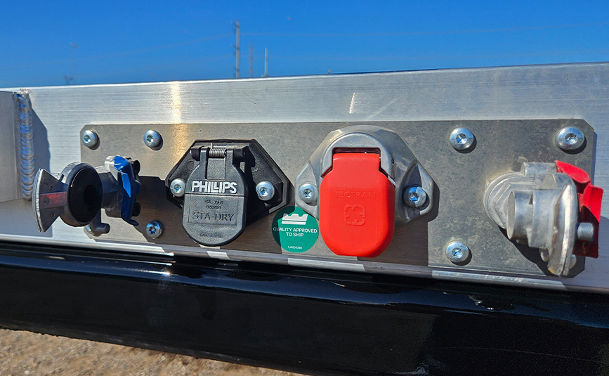 2026 prestige combo drop deck trailer - 26 - air connections, gladhands
