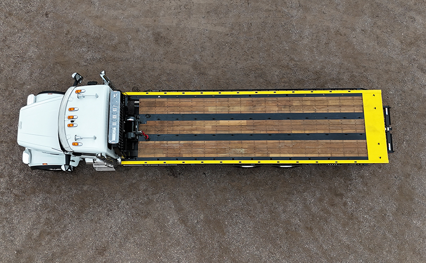 2027 peterbilt 567 jerr-dan industrial carrier transporter tow truck - 08-1 - top view