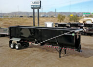 armor light high side demo end dump trailer - 02 - top side view