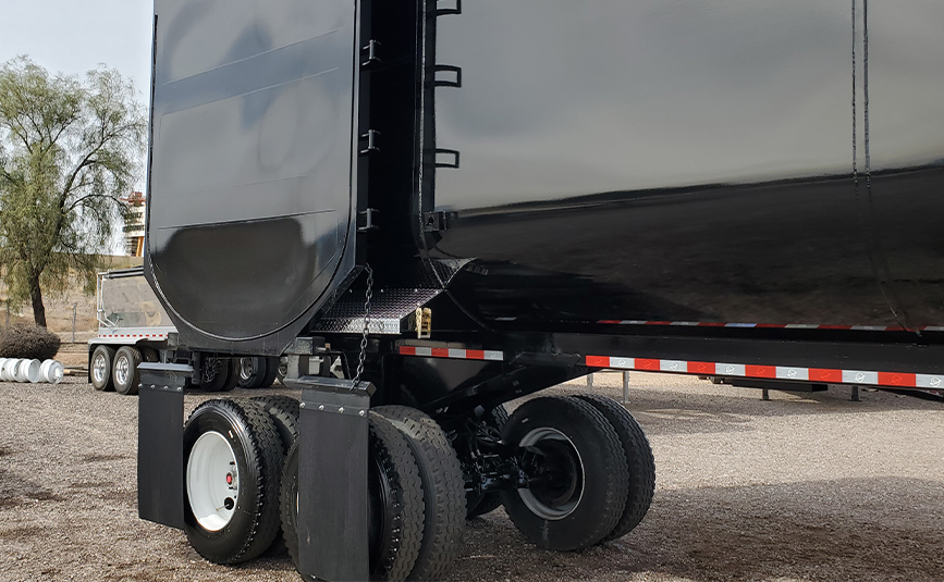 armor light high side demo end dump trailer - 11 - end gate mud flaps