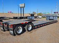 2025 used alpha hd a80mg double drop trailer - 01-1 - rear side view
